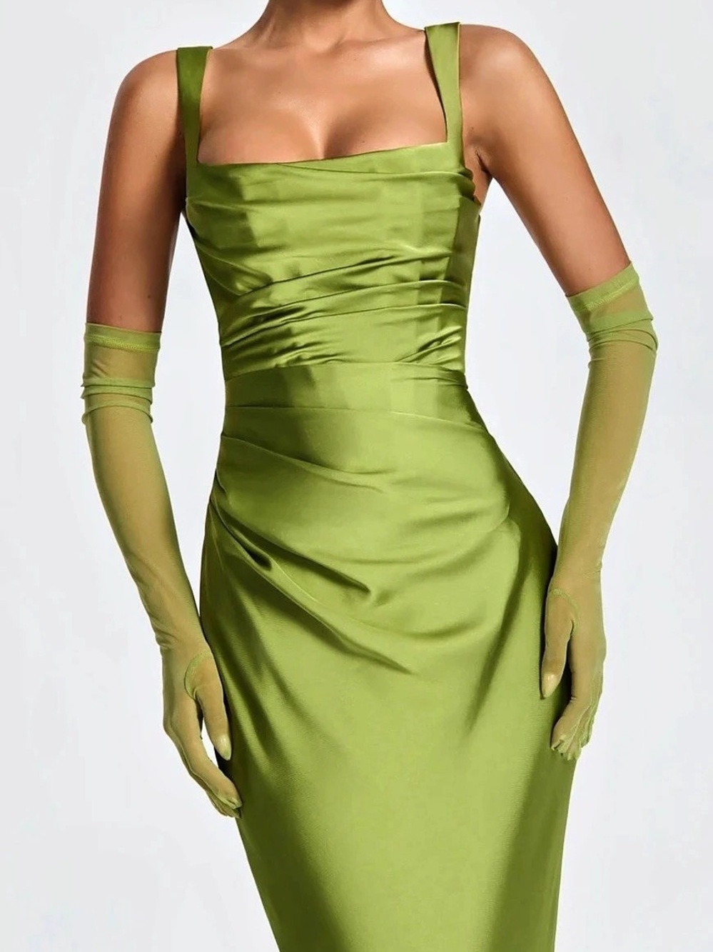 Babyboo Calanthe Dress in Olive